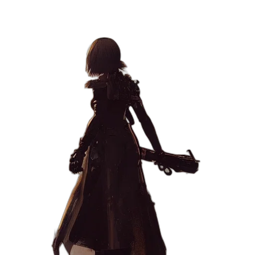 dress, staff, weapon, robot, concept art, 3d render, fantasy art, pixel art transparent PNG cut-out