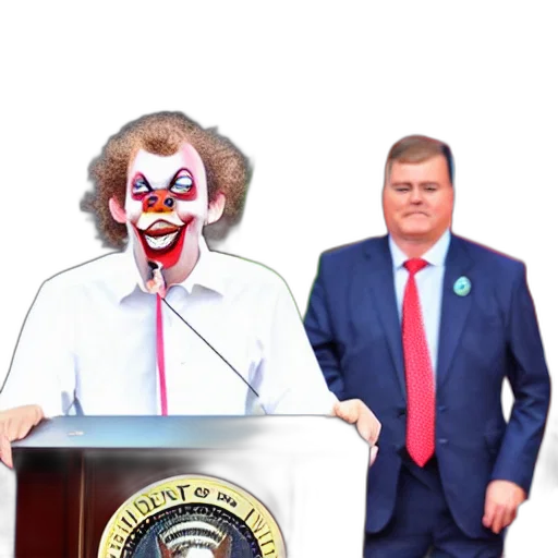 mask, creature, concept art, president transparent PNG cut-out