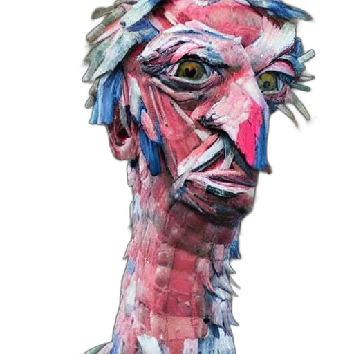 mask, face, staff, creature transparent PNG cut-out