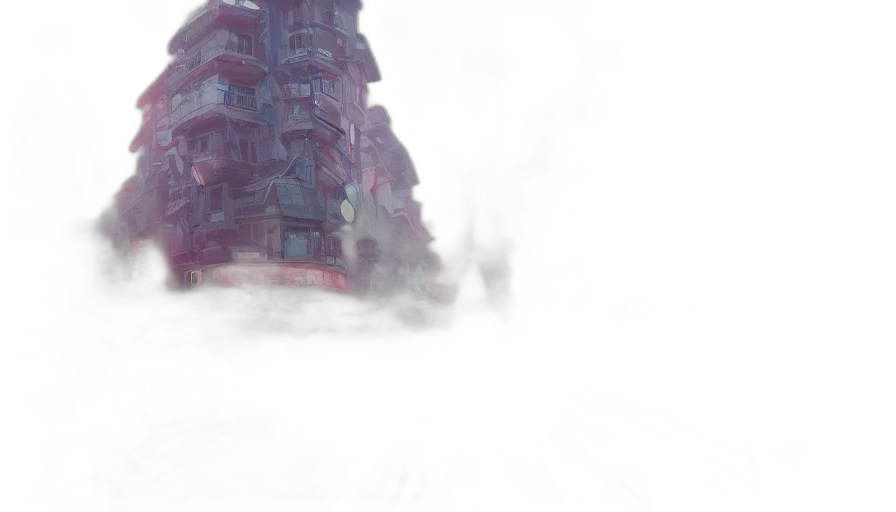 building, robot, dragon, mask transparent PNG cut-out