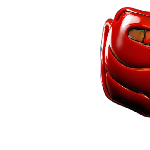 car, mask, robot, furniture, 3d render, concept art, photorealistic, red transparent PNG cut-out