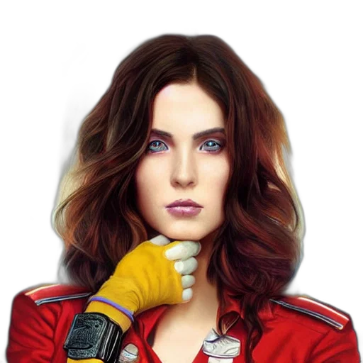 jacket, face, weapon, comic book art transparent PNG cut-out