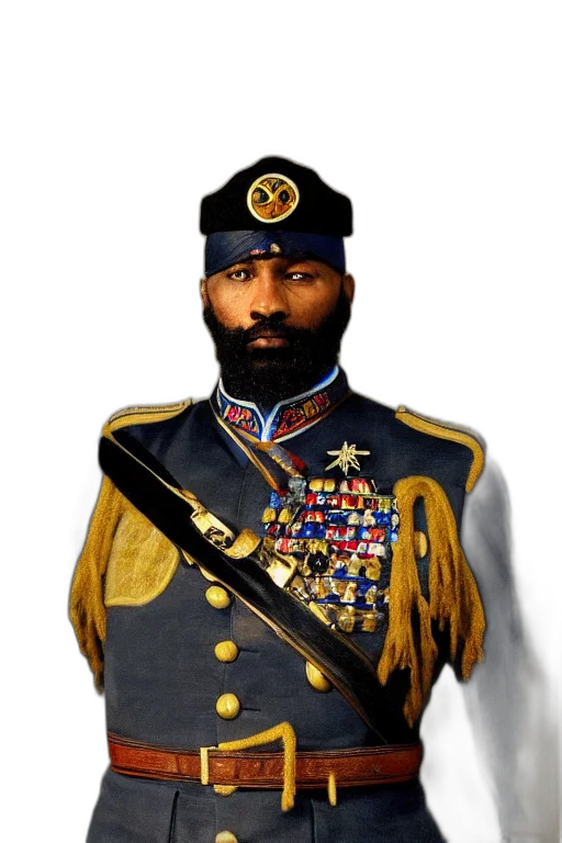 staff, crown, face, jacket transparent PNG cut-out