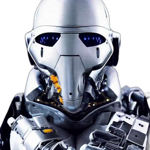 robot, concept art, 3d render, cyberpunk transparent PNG cut-out