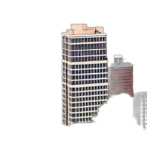 building, 3d render, concept art, photorealistic transparent PNG cut-out