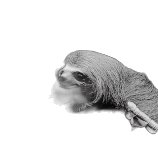 animal, creature, hair, staff, photorealistic, 3d render, concept art, pencil sketch transparent PNG cut-out