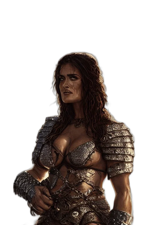 fantasy art, concept art, comic book art, photorealistic transparent PNG cut-out