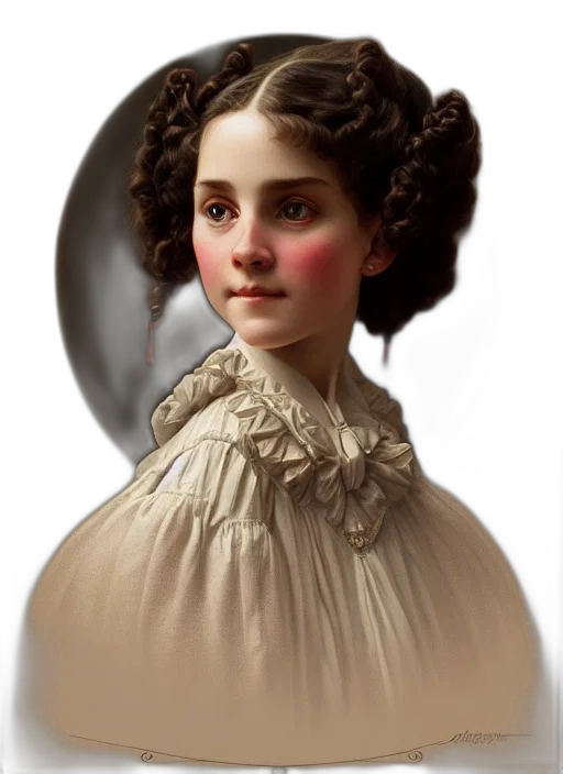 face, dress, jewelry, hair, photorealistic, oil painting, concept art, fantasy art transparent PNG cut-out