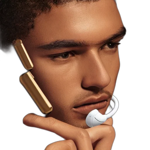 jewelry, face, photorealistic, cartoon, concept art, add, golden, gucci transparent PNG cut-out