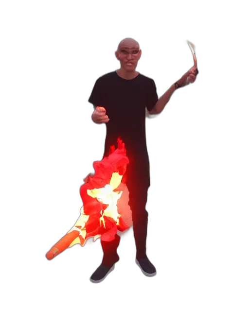 staff, weapon, sword, creature, concept art, 3d render, fantasy art, pixel art transparent PNG cut-out