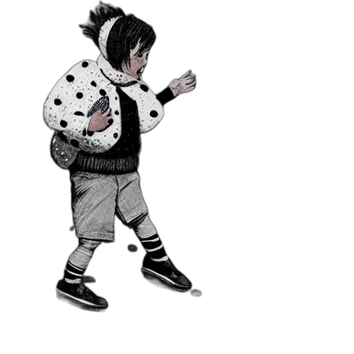 jacket, shoes, animal, creature transparent PNG cut-out