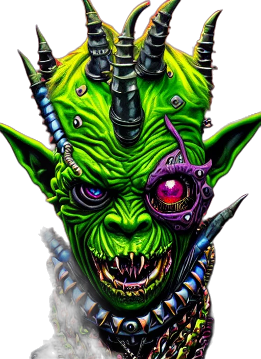 mask, face, creature, staff, pixel art, concept art, fantasy art, comic book art transparent PNG cut-out