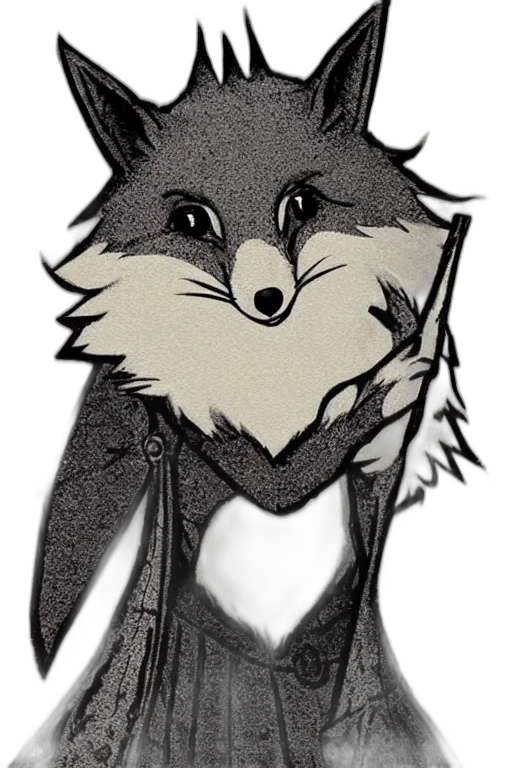 jacket, staff, mask, animal transparent PNG cut-out
