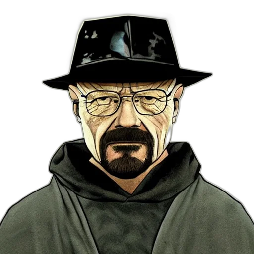jacket, hat, staff, face transparent PNG cut-out