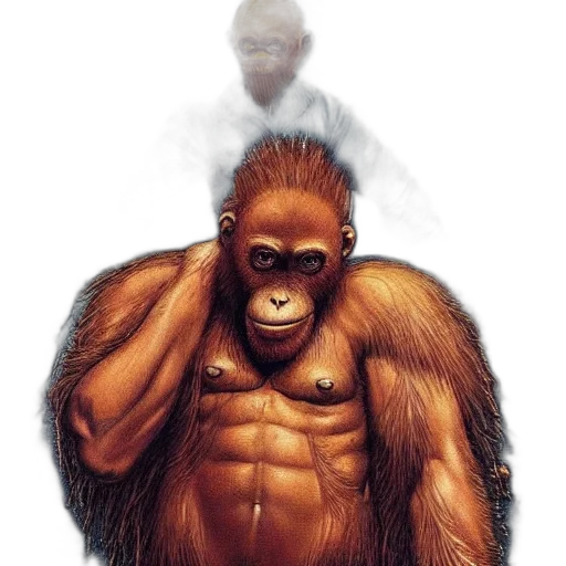 animal, creature, concept art, photorealistic transparent PNG cut-out