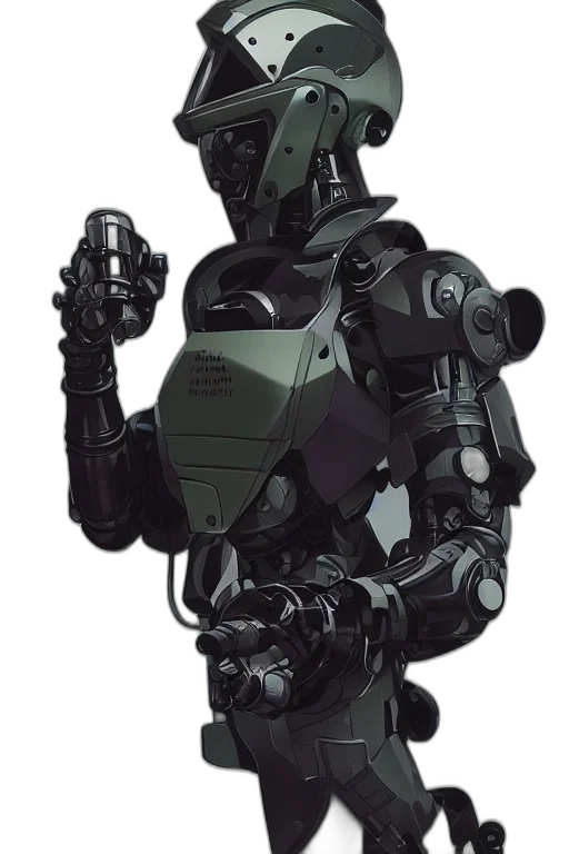 robot, weapon, staff, concept art transparent PNG cut-out