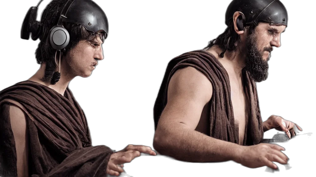 concept art, ancient, roman, man transparent PNG cut-out