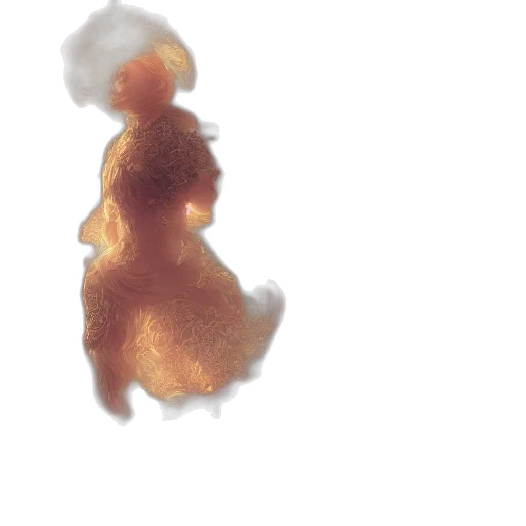dress, hair, creature, face, watercolor, concept art, pixel art, 3d render transparent PNG cut-out