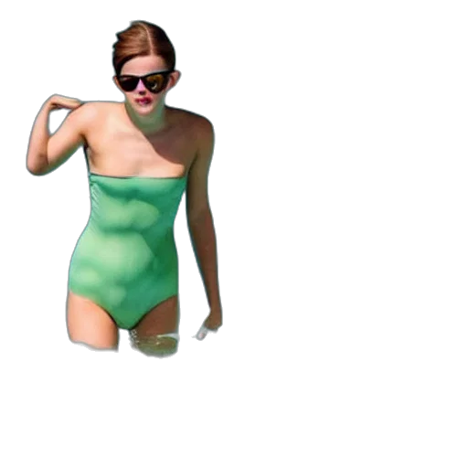 dress, 3d render, vaporwave, pixel art, concept art, green, emma, watson transparent PNG cut-out