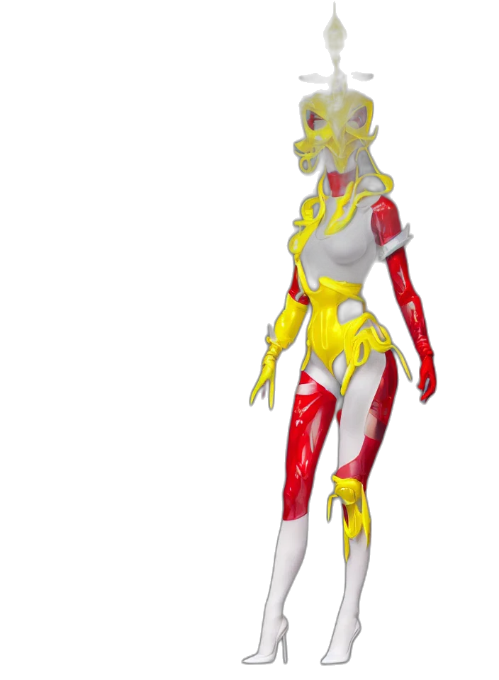 robot, 3d render, concept art, fantasy art transparent PNG cut-out