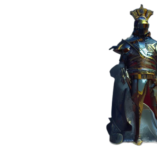 sword, crown, staff, weapon, concept art, 3d render, fantasy art, dark transparent PNG cut-out