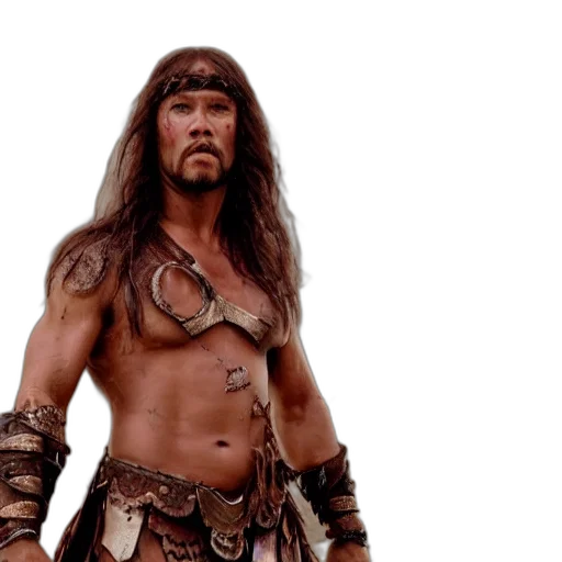 film, still, conan, barbarian transparent PNG cut-out