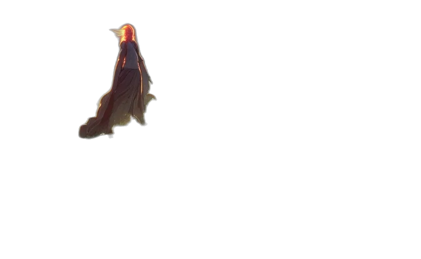 creature, hair, dress, dragon, concept art, anime, pixel art, fantasy art transparent PNG cut-out