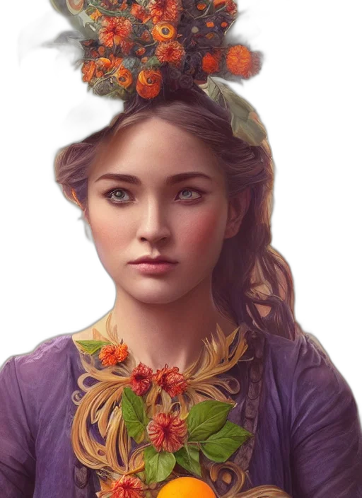 crown, face, dress, hat transparent PNG cut-out