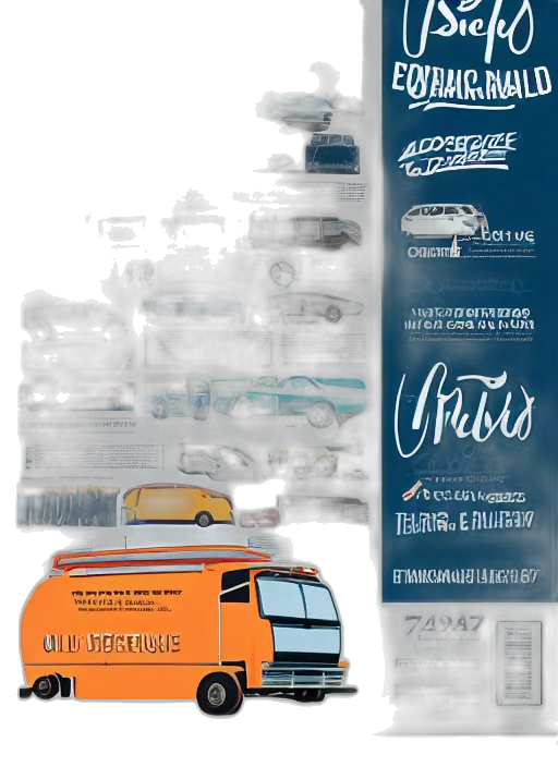 car, advertisement, poster, cooperative transparent PNG cut-out