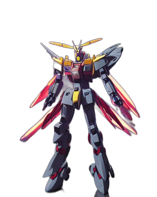 robot, weapon, concept art, 3d render, pixel art, anime, highly, detailed transparent PNG cut-out