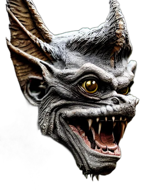 dragon, creature, mask, animal, concept art, photorealistic, fantasy art, 3d render transparent PNG cut-out