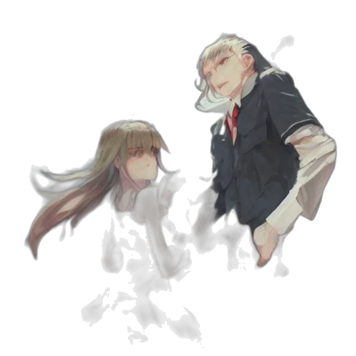 creature, hair, robot, jacket transparent PNG cut-out