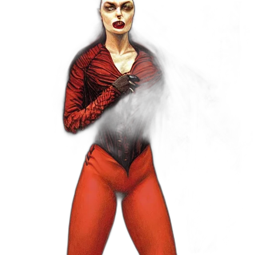 mask, concept art, comic book art, fantasy art, photorealistic, red, vampire, roommate transparent PNG cut-out