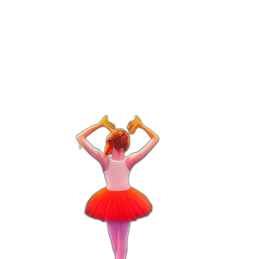 dress, creature, staff, flower transparent PNG cut-out