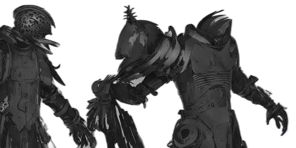 mask, robot, creature, weapon transparent PNG cut-out
