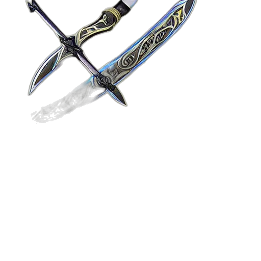 sword, weapon, jewelry, staff, fantasy art, concept art, 3d render, anime transparent PNG cut-out