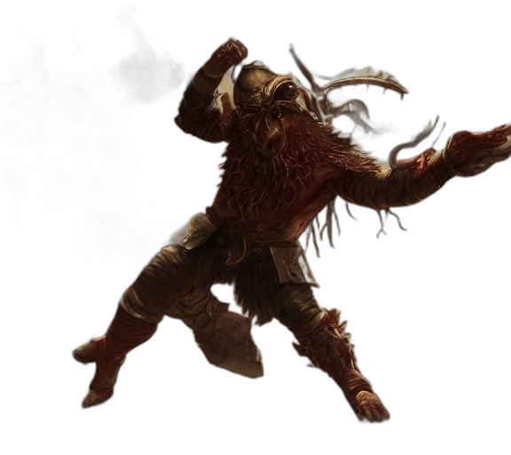 creature, staff, dragon, hair transparent PNG cut-out