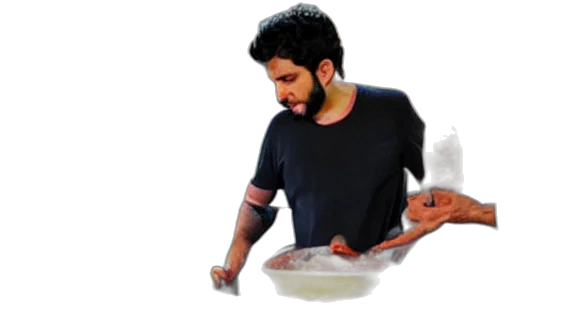 food, staff, oil painting, photorealistic, cartoon, concept art, scene, pesadilla transparent PNG cut-out