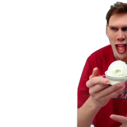 food, creature, face, weapon, 3d render, jerma, made, out transparent PNG cut-out