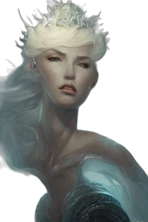 face, dragon, fantasy art, concept art, photorealistic, oil painting, underwater, fog transparent PNG cut-out
