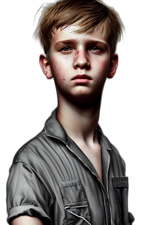 jacket, face, staff, photorealistic transparent PNG cut-out