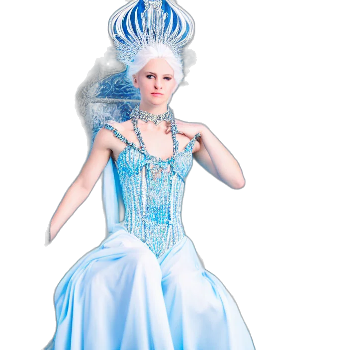 dress, hair, crown, concept art transparent PNG cut-out