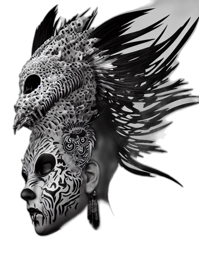 mask, face, jewelry, crown transparent PNG cut-out