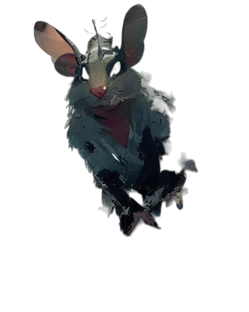 creature, animal, mask, staff transparent PNG cut-out