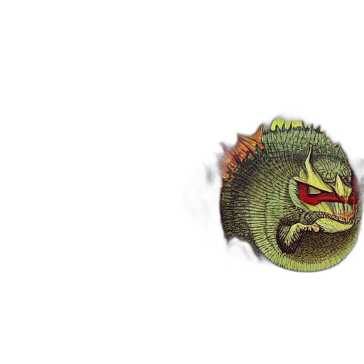 dragon, creature, animal, hat transparent PNG cut-out