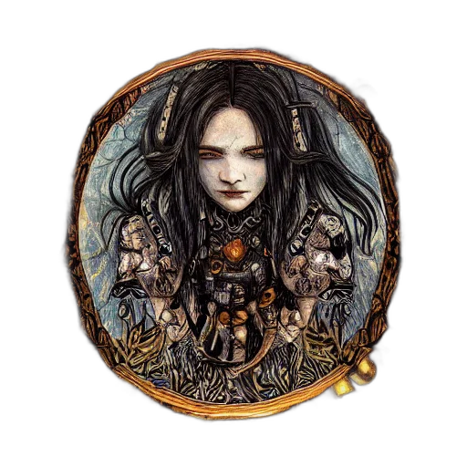 jewelry, fantasy art, concept art, comic book art transparent PNG cut-out