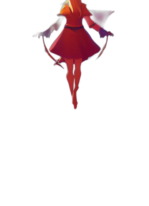 crown, creature, dress, staff, concept art, pixel art, 3d render, anime transparent PNG cut-out