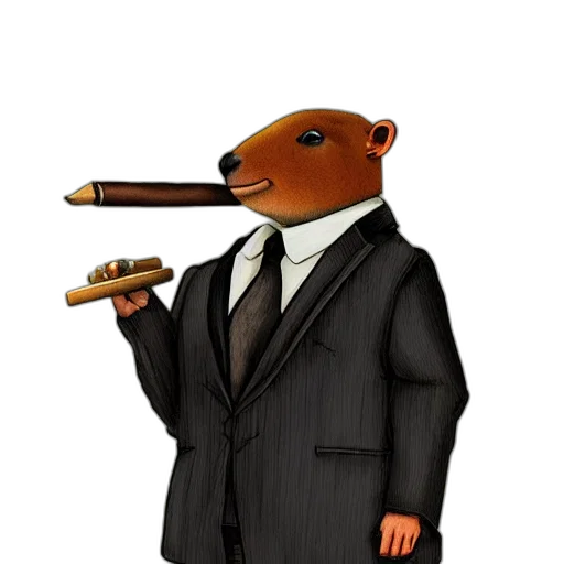 staff, animal, concept art, cartoon transparent PNG cut-out