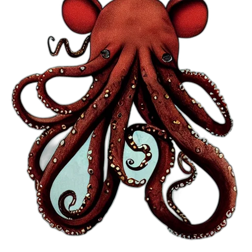 creature, animal, staff, crown, concept art, 3d render, watercolor, pixel art transparent PNG cut-out