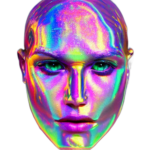 mask, face, robot, crown transparent PNG cut-out